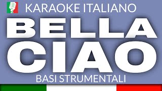 BELLA CIAO KARAOKE INSTRUMENTAL base karaoke italiano🎤 [upl. by Annoyi185]