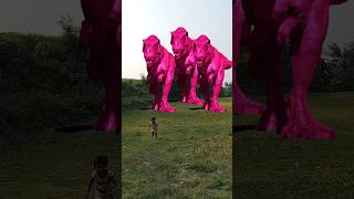 Big dinosour chase Trex chasing part 281 dinosaur shorts trendingshorts youtube [upl. by Ogirdor859]