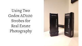 Using Two Godox AD200 Flashes for Real Estate Photography [upl. by Artimid491]