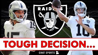 Raiders Have A Tough Decision To Make… [upl. by Lattimer]