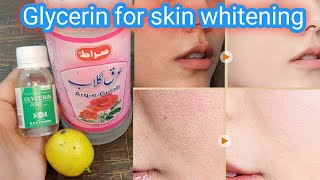 glycerine and rose water for skin whitening glycerin for skin whitening [upl. by Estella445]