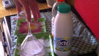 Givrer un verre  Faire cocktail au lait [upl. by Axia]