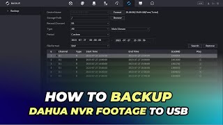 Dahua NVR Backup Footage [upl. by Glantz103]