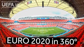 ITALY v ENGLAND  UEFA EURO 2020 FINAL in 360° [upl. by Ahsinoj]