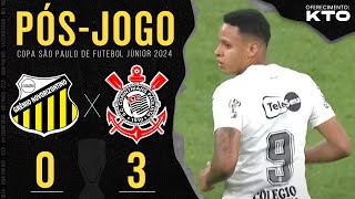 NOVORIZONTINO 0x3 CORINTHIANS 🔴 PÓSJOGO  Semifinal  COPINHA 2024 [upl. by Lillian]