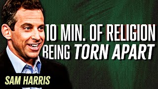 10 Minutes of Religion being DESTROYED by Sam Harris [upl. by Frazer]