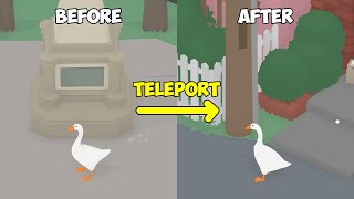 Teleport Mod for Untitled Goose Game [upl. by Trebleht]