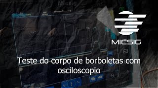 Teste do corpo de borboletas com osciloscopio  MICSIG [upl. by Nysilla]