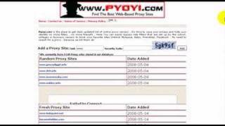 Huge List of Proxy Site Unblock My Space Unblocked Proxy Sites [upl. by Anej]