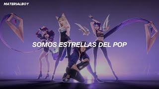 KDA  POPSTARS Ft Madison Beer GIDLE Jaira Burns Official Video  Sub Español [upl. by Led540]