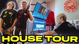 MrSavage amp Nyhrox House Tour ft Paintball  Office amp Streaming setup [upl. by Alaric]