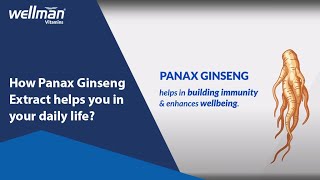 What ia Ginseng Extract  Wellman [upl. by Inaja]