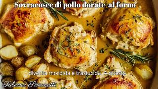 Sovracosce di pollo dorate al forno ​🍗​🥔​ [upl. by Ike432]