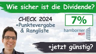 Hamborner REIT Aktienanalyse 2024 Wie sicher ist die Dividende günstig bewertet [upl. by Lovering]