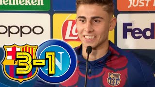 REACCIONES FC BARCELONA 31 SSC NAPOLI [upl. by Mascia]