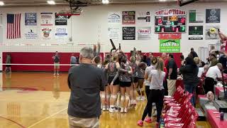 Tunstall High School Girls Volleyball 103024 Crowned Piedmont District Champions [upl. by Htennaj]