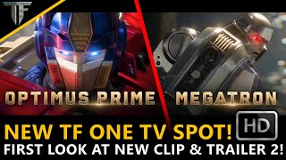 Transformers One2024 New Tv Spot Reveals First Full Look At Optimus Prime Megatron Brawn amp More [upl. by Acnayb]