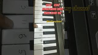 bello ciao song on piano money heistshortvideo hollywood piano [upl. by Sydalg]