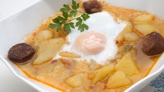 Patatas con chorizo y huevo  Karlos Arguiñano [upl. by Mattheus]