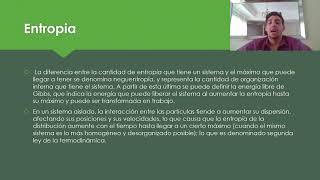 Autopresentacion 3 Entropia Proceso isentrópico y Eficiciencia isentrópico [upl. by Loni]