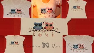 Tutorial Estampar un diseño en una camiseta con papel transfer DIY [upl. by Ojiram]