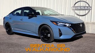 2024 Nissan Sentra SR Walkaround  ASMR Tour Binaural Audio POV [upl. by Schuh]