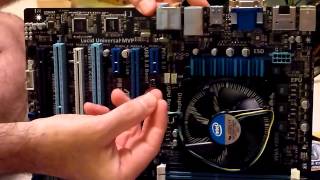 PC9 Latching the heatsink and attaching CPU fan Cable [upl. by Kaiser]