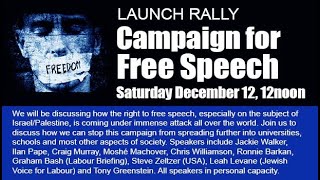 Part 1  Launch rally Campaign For Free Speech [upl. by Ahsrat]