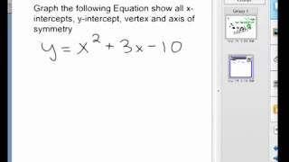 Graphing Quadratic factoring how [upl. by Brynn]