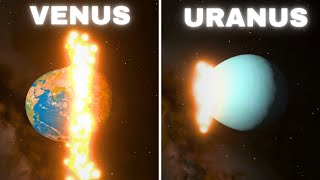 Planet Collision Comparison [upl. by Jorrie]