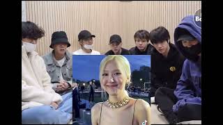 Bts reaction to Rosé Tik tok part 1 [upl. by Eisteb572]