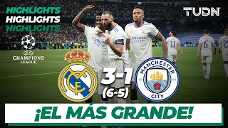 Highlights  Real Madrid 3651 Man City l  UEFA Champions League 2022  Semis Vuelta  TUDN [upl. by Arymas]