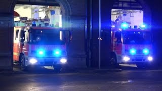 DOPPELTER ALARM AUF FEUERWACHE 1  Wachausfahrt nach Sturm Ela 2014 [upl. by Lugo]