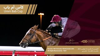 4th Al Rayyan Race Meeting  Umm Bab Cup Div 1 [upl. by Burnsed]