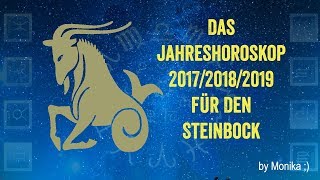 Das Jahreshoroskop 201820192020 für den STEINBOCK von Monika [upl. by Ophelia421]