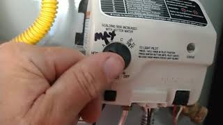 Water Heater Blinking Error Code Reset Honeywell Valve [upl. by Lymann]