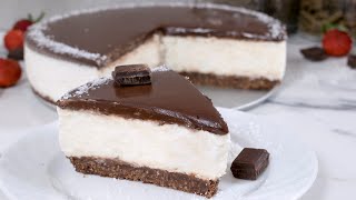 No bake BOUNTY Mousse Cake  Chocolate Coconut Mousse Cake [upl. by Port]