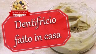 👄DENTIFRICIO IN PASTA FATTO IN CASA👄  Semplice naturale🌿 ed economico💰  Homemade toothpaste [upl. by Nelhsa650]