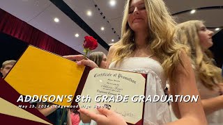 🎓✨ Addisons 8th Grade Graduation [upl. by Eimirej269]