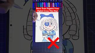 Never Draw Ragatha THIS Way 😡 Digital Circus art shorts digitalcircus [upl. by Donna535]