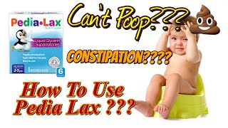 How To Use Pedia Lax Liquid Glycerin Suppositories  Pedia Lax Liquid Glycerin Suppositories [upl. by Neiman]