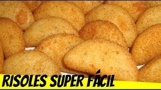 Como Fazer RISOLES FÁCIL E RÁPIDO RECEITA MAIS FÁCIL DO MUNDO  SALGADO DELICIOSO [upl. by Shepp]