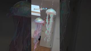 Aesthetic Jellyfish Night Lamp 🫧🎐❤️viralshort havencraft craft diy handmade [upl. by Hsoj815]