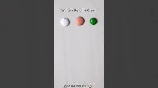 Creating a Fresh Green Color by Mixing Paints [upl. by Almira]