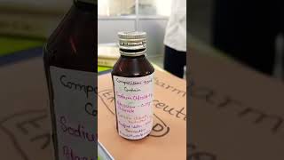 Prepare 50 ml compound Sodium chloride solution mgcop pharmacylab pharmaceutics indianpharmacy [upl. by Tommi]