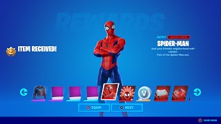 HOW TO GET NEW SPIDERMAN SKIN IN FORTNITE [upl. by Lipps]