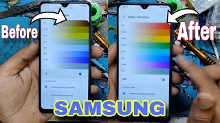 Samsung Display Colour Problem FIX   Display COLOUR Change Trick 100 work [upl. by Akehsay]