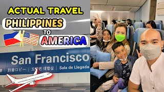 TRAVEL PHILIPPINES TO AMERICA MARCH 2022 DURING PANDEMIC COVID 19 [upl. by Feld]