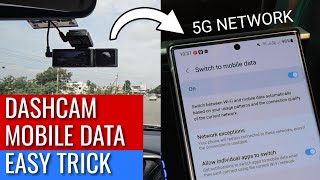 How to get 5G Mobile Data with Dashcam Hotspot Connection Easy amp Simple TRICK [upl. by Toiboid]