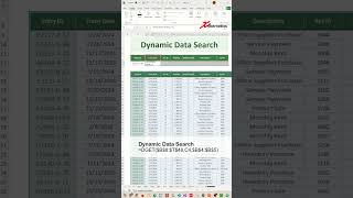 Dynamic Data Search in Excel  Excel Tips and Tricks [upl. by Eiralc]